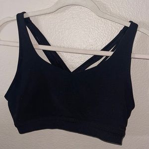 EUC Athleta Blk Strappy Sports Bra